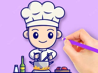 Coloring Book: Chef