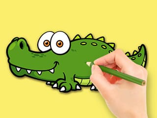 Coloring Book: Climb Crocodile