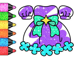 Coloring Book: Glow Dress