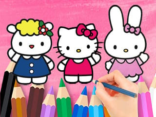 Hello Kitty With Friends