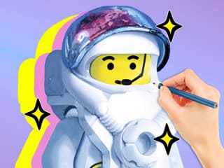 Coloring Book: LEGO Astronaut