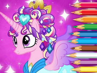 Coloring Book: Pony Princess