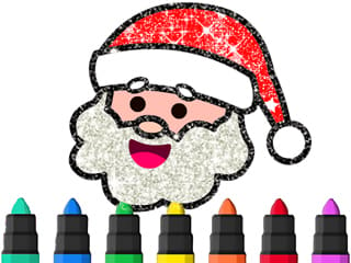 Coloring Book: Santa's Gift