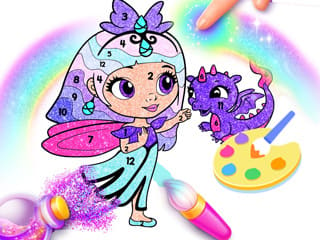 Coloring Book: Shiny Princess