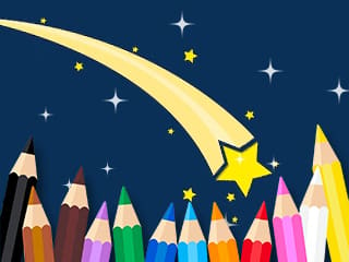 Coloring Book: Shooting Star