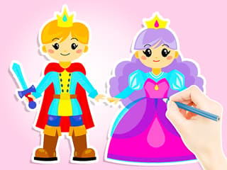 Coloring Book: Sweet Royal Date