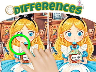 Find The Differences: Alice In Wonderland