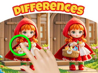 Find The Differences: Granny Wolf