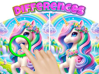 Find The Differences: Unicorn Forest