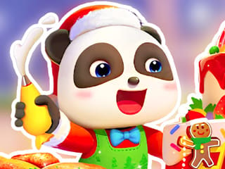 Baby Panda Christmas Chef