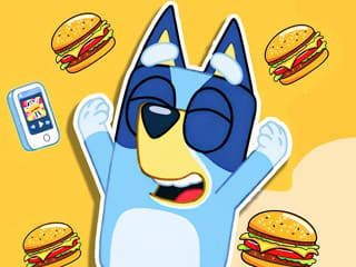 Burger Dog Bluey