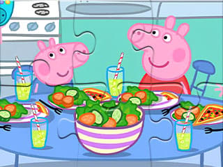Jigsaw Puzzle: Peppa Dinner Time