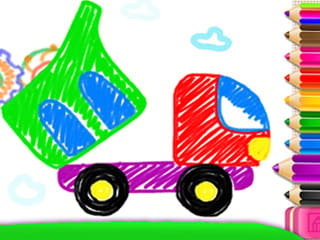 Toddler Drawing: Tanker Truck